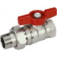 Кран шар.американкой 1/2  x3/4 с уплотн. сгоном хром  R259X004