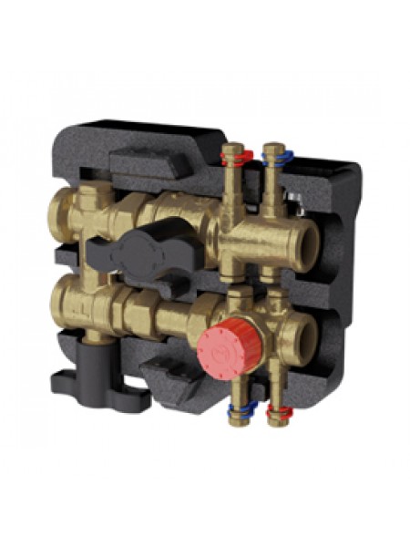 Компактный комплект для фанкойлов собранный 1-1/2”UNS-M x G 1”M /DN25 Компактный комплект для фанкойлов собранный 1-1/2”UNS-M x G 1”M /DN25