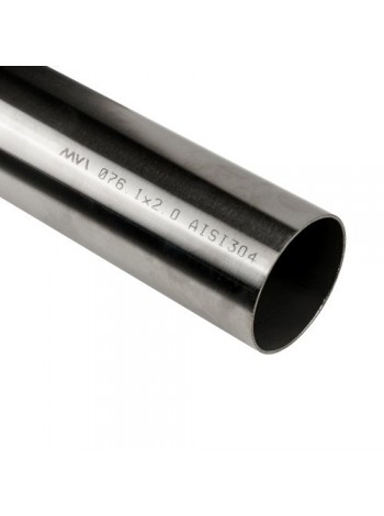 Труба из нержавеющей стали MVI, 76х2 mm (4 м.)